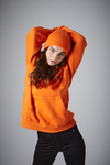 100x Rubber Patch Engineered knit ribbed beanie